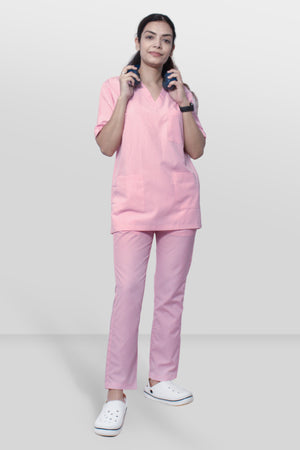 Women Basic Scrub (Pink)